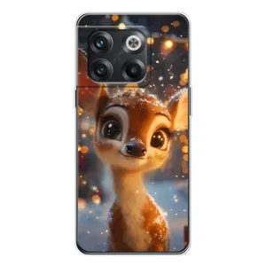 Яркий чехол для OnePlus 13s с Зимними Оленятами