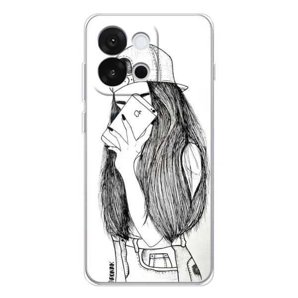 Чохол з принтом «Фото дівчини» для OnePlus 13T