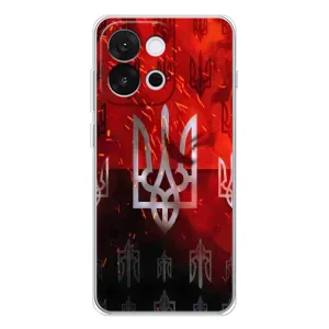 Украинские Чехлы для OnePlus 13T с картинкой УПА (AlphaPrint) (ГЕРБ УПА)