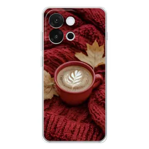 Чехол с уникальным дизайном «Осень с кофе» для OnePlus 13T