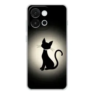 Чехол с принтом «Силуэт котика» для OnePlus 13T