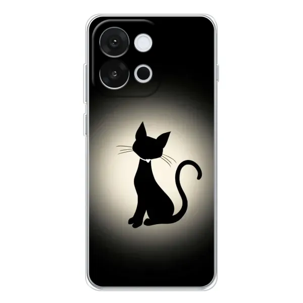 Чехол с принтом «Силуэт котика» для OnePlus 13T Чехол с принтом «Силуэт котика» для OnePlus 13T
