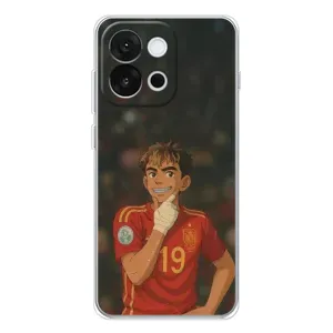 Чехол с футболистом Ламин Ямаль OnePlus 13T (Ямаль аниме)