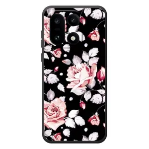 Чехлы с Цветами для OnePlus 15 (VPrint) (Цветочки на черном)
