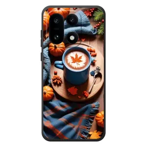 Чехол с уникальным дизайном «Осень с кофе» для OnePlus 15 (Кофе и тыковки)