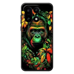 Чохол з Мавпами OnePlus 15 - (AlphaPrint) (Мавпа в квітах)