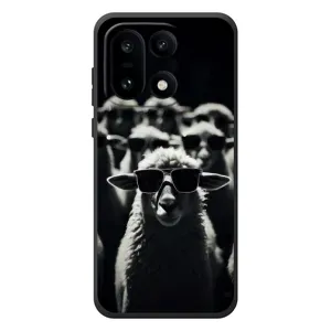 Чохол з принтом стильні тварини для OnePlus 15 (Овечка в окулярах)