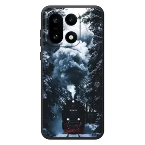 Новогодние, Праздничные Чехлы для OnePlus 15 - 2024 год (Зимний поезд)