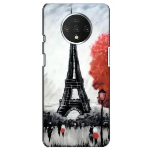 Чохол Ейфелева Вежа OnePlus 7T - (AlphaPrint) (Вежа в Парижі)