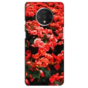 Чохли з квітами для OnePlus 7T (VPrint) (Квіти червоні)