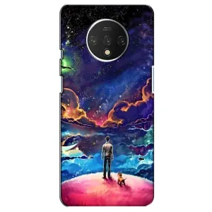 Космічні Чохли для OnePlus 7T (VPrint) (Вид Галактики)