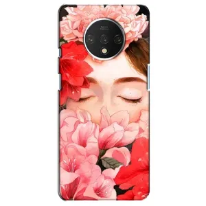 Чехлы (ART) Цветы на OnePlus 7T (VPrint) (Очі в квітах)