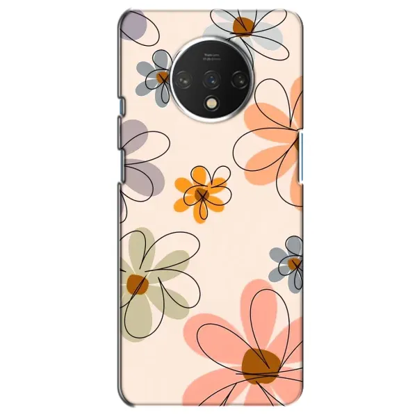 Чохол з принтом «Кольорові квіти» для OnePlus 7T Чохол з принтом «Кольорові квіти» для OnePlus 7T