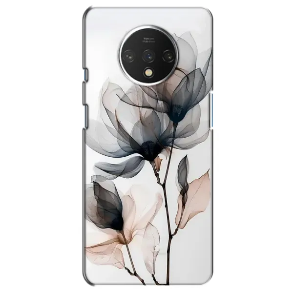 Чохол з принтом «Квіти на білому» для OnePlus 7T Чохол з принтом «Квіти на білому» для OnePlus 7T