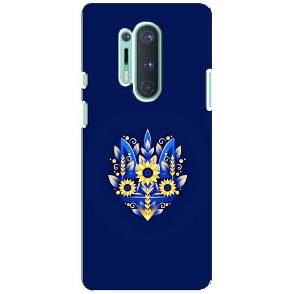 Чехол с принтом «Цветочный Герб» для OnePlus 8 Pro