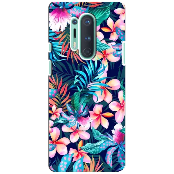 Чохол з принтом «Мальовничі квіти» для OnePlus 8 Pro