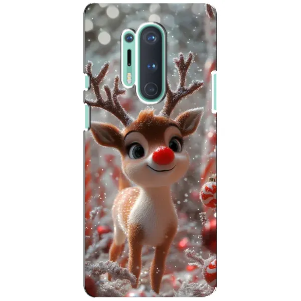Чехол с принтом «Олень с носом» для OnePlus 8 Pro