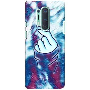 Чехол с принтом «Радужное сердце» для OnePlus 8 Pro