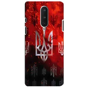 Украинские Чехлы для OnePlus 8 с картинкой УПА (AlphaPrint) (ГЕРБ УПА)