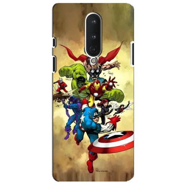 Чехол с принтом «Герои Марвел» для OnePlus 8 Чехол с принтом «Герои Марвел» для OnePlus 8