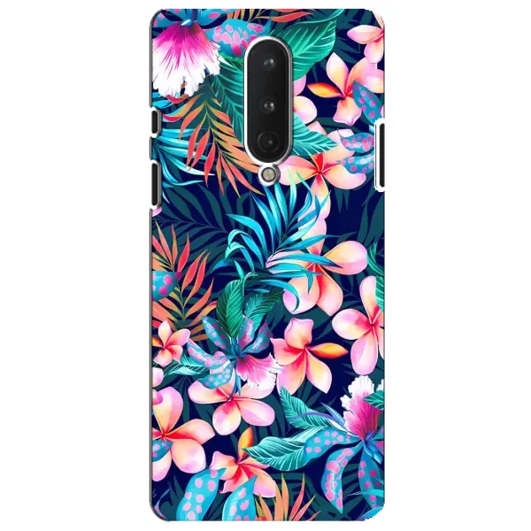 Чехол с принтом «Красочные цветы» для OnePlus 8 Чехол с принтом «Красочные цветы» для OnePlus 8