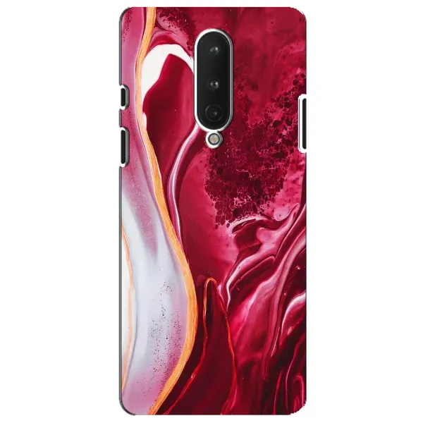 Чехол с принтом «Мрамор красный» для OnePlus 8 Чехол с принтом «Мрамор красный» для OnePlus 8