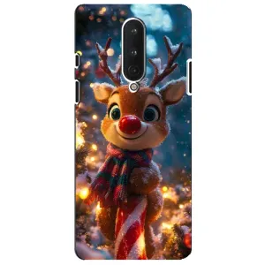 Чехол с принтом «Олень с шарфом» для OnePlus 8