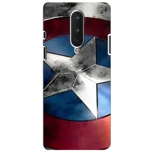 Чехол с принтом «Щит Капитана Америки» для OnePlus 8