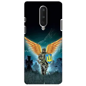 Чехлы с картинкой ЗСУ для OnePlus 8 (AlphaPrint) (Солдат ЗСУ)