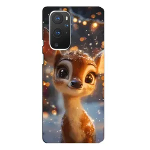 Чехол с принтом «Олененок среди гирлянд» для OnePlus 9 Pro