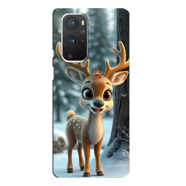 Чехол с принтом «Олененок в лесу» для OnePlus 9 Pro Чехол с принтом «Олененок в лесу» для OnePlus 9 Pro
