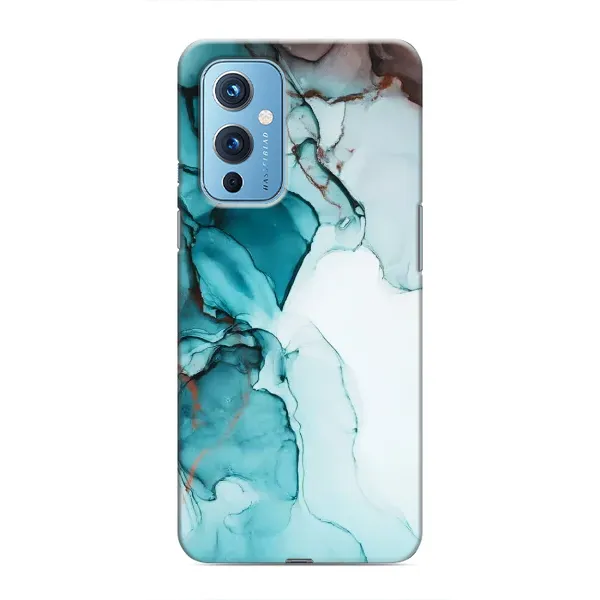 Чехол с принтом «Бирюзовый мрамор» для OnePlus 9 Чехол с принтом «Бирюзовый мрамор» для OnePlus 9