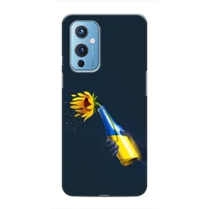 Чехол для Патриота Украины OnePlus 9 - (AlphaPrint) (Коктейль молотова)