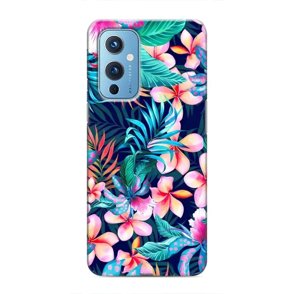 Чехол с принтом «Красочные цветы» для OnePlus 9 Чехол с принтом «Красочные цветы» для OnePlus 9