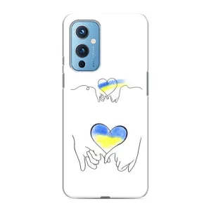 Чехол для Патриота Украины OnePlus 9 - (AlphaPrint) (Мир Украине)