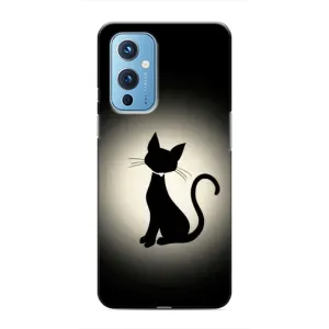 Чехол с принтом «Силуэт котика» для OnePlus 9