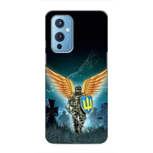Чехлы с картинкой ЗСУ для OnePlus 9 (AlphaPrint) (Солдат ЗСУ)