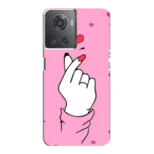 Чохол з принтом для OnePlus ACE (10R) (AlphaPrint - Знак сердечка)