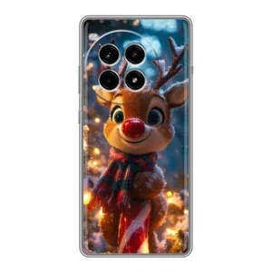Чехол с принтом «Олень с шарфом» для OnePlus Ace 3 Pro