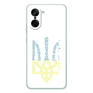 Чехлы для OnePlus Ace 5 Racing Укр. Символика (AlphaPrint) (Герб из букв)