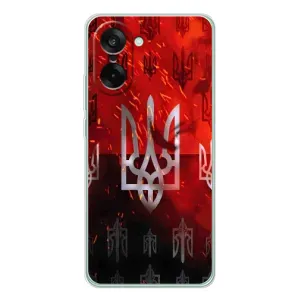 Украинские Чехлы для OnePlus Ace 5 Racing с картинкой УПА (AlphaPrint) (ГЕРБ УПА)