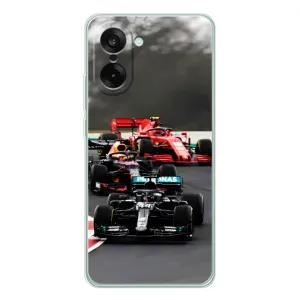 Чехол с принтом «Гонка Формула 1» для OnePlus Ace 5 Racing