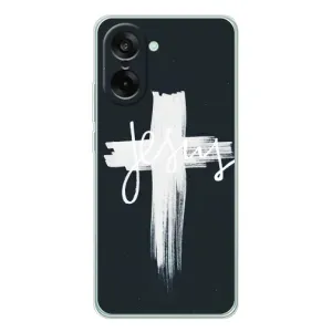 Чехол для OnePlus Ace 5 Racing (AlphaPrint) - (Христианские) (Иисус)