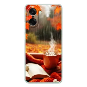Чехол с принтом «Кофе и дождь» для OnePlus Ace 5 Racing