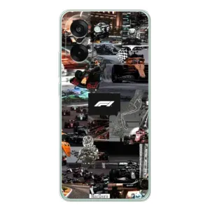 Чехол с принтом «Гоночный коллаж Ф1» для OnePlus Ace 5 Racing