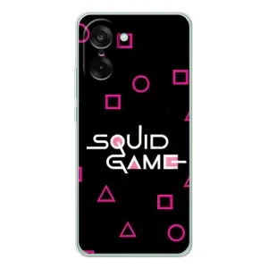 Чехол Гра в кальмара для OnePlus Ace 5 Racing (Паттерн Игра кальмара)