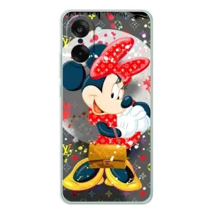 Чохол Disney Mouse OnePlus Ace 5 Racing (PREMIUMPrint) (Minni з бантіком)