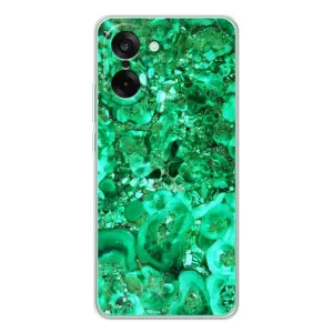 Мраморный чехол на OnePlus Ace 5 Racing (VPrint) (Салатный Мрамор)