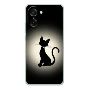 Чохол з принтом для OnePlus Ace 5 Racing (AlphaPrint) Модні коти (Силует котика)