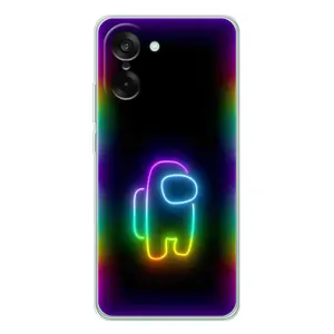 Чохли Амонг Ас для OnePlus Ace 5 Racing (AlphaPrint) (Яскравий скін)